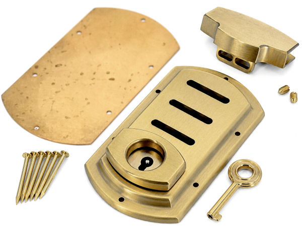 PREMIUM 3-Position Lock | Satin Brass Lacquered