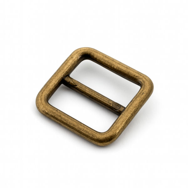 DESIGN-Schiebeschnalle für 20 mm | altmessing DESIGN-Schiebeschnalle für 20 mm | altmessing